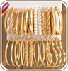 12 Pairs Chunky Gold Hoop Earrings for Women Trendy, Gold Plated Lightweight Stack, Thick Open Twisted Huggie Hoops Earring Set - Gold Thin
