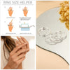 Silver Stackable Rings for Women Statement Gold Band Ring Sets - view 2