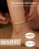 Ankle Bracelets for Women 14K Gold Plated Anklets Set - view 4