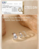 14K Gold/Silver Plated Ear Cuffs Non Piercing Set Clip On Dainty - view 4