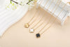 18K Gold Plated Clover Pendant Necklace Set for Women Fashion Four Leaf Clover Necklace Lucky Simple Jewelry Gifts for Women 3Pcs - view 3