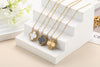 18K Gold Plated Clover Pendant Necklace Set for Women Fashion Four Leaf Clover Necklace Lucky Simple Jewelry Gifts for Women 3Pcs - view 4