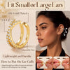 3Pcs Ear Cuffs Non Piercing for Women, Dainty Clip on Earrings - view 6