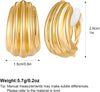 Chunky Clip On Earrings for Women Fashion Jewelry - view 4