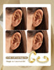 4 Pairs Ear Cuffs Non Piercing - 14K Gold Plated Ear Cuff Earrings for Women Ear Cuff for Non Pierced Ears Clip on Cartilage Earring Adjustable Fake - view 3