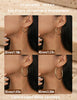 Gold Hoops Earrings for Women Chunky - view 5