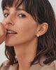 4Pairs Statement Gold Hoop Earrings for Women Trendy, Surgical Steel Gold Plated Hoop Earrings Set, Titanium Hoops Earring Stacks, CZ Cartilage - view 6