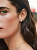 4Pairs Statement Gold Hoop Earrings for Women Trendy, Surgical Steel Gold Plated Hoop Earrings Set, Titanium Hoops Earring Stacks, CZ Cartilage - view 4