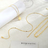 Layered Gold Necklace for Women, 14K Gold Plated Necklace Stack for Women, Dainty Adjustable Gold Necklace Set - view 6