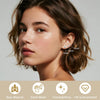 7 Pairs 18G 20G Flat Back Stud Earrings, Surgical Steel Set - view 3