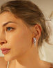 Clip on Earrings for Women Cubic Zirconia Long Tassel Dangle Drop Earrings Non Pierced Earrings for Women Jewelry Gifts Wedding Party - view 4