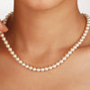 Gold Pearl Necklaces for Women Wedding Bridesmaid Jewelry Gifts with 14K Gold Plated Dainty Necklace Daisy Round Pearl Choker Necklace Layered Pearl - view 3