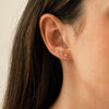 20G Tiny Flat Back Earrings for Women - 14K Gold/Silver Plated Small Flat Back Stud Earrings Cartilage Helix Piercing Jewelry - view 5