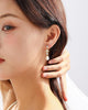 Pearl Earrings for Women, 14k Gold Plated Trendy Diamond Pearl Drop Earrings Bridal Shower Gifts Wedding jewelry for Women - view 3