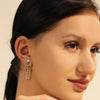 Earrings Skeleton Skull Dangle Boo Ghost Witch Tassel Terror Knife Earrings - view 2