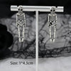 Earrings Skeleton Skull Dangle Boo Ghost Witch Tassel Terror Knife Earrings - view 6