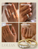 Gold Stackable Rings for Women Engagement Wedding Bands - view 7