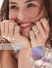 Gold Stackable Rings for Women Engagement Wedding Bands - view 4