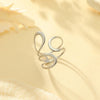 Gold Rings for Women Adjustable Thumb Ring for Women Finger Ring Chunky Gold Silver Rings Anillos Para Mujer Stainless Steel New Year Anniversary - view 5