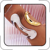 Gold Rings for Women Adjustable Thumb Ring for Women Finger Ring Chunky Gold Silver Rings Anillos Para Mujer Stainless Steel New Year Anniversary - Style-G
