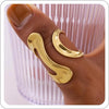 Gold Rings for Women Adjustable Thumb Ring for Women Finger Ring Chunky Gold Silver Rings Anillos Para Mujer Stainless Steel New Year Anniversary - Style-C
