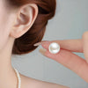 4 Pairs Pearl Stud Earrings Sterling Silver Earring Set - view 4