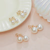 4 Pairs Pearl Stud Earrings Sterling Silver Earring Set - view 5