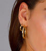 18 Pairs Gold Hoop Earrings for Women, Chunky Statement Hoops Set - view 4