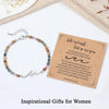 Wave Bracelet Friendship Bracelet for Women with Inspirational Card - view 4