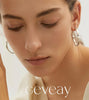 Lightweight 925 Sterling Silver Post Hoop Earrings for Women - view 2