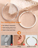 Lightweight 925 Sterling Silver Post Hoop Earrings for Women - view 4
