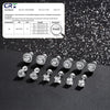 6 Pairs Flat Back Stud Earrings for Women - view 7