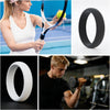 Women’s Silicone Engagement Rings, 5.5mm Wide 2.5mm Thick, Soft Comfort Fit Rubber Wedding Bands, Flexible Stackable Workout Rings for Gym, Work - view 3