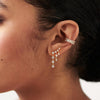 Ear Cuffs Non Piercing for Women 14K Gold Plated Ear Cuff Earrings Colorful Cubic Zirconia Paved Trendy Cartilage Earring Jewelry Single - view 2