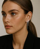 Gold Silver Dangle Drop Diamond Wedding Prom Earrings for Women - view 4