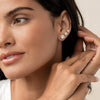 6 Pairs Flat Back Earrings for Women, Stud Earring Set - view 7