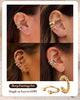 9PCS 14K Gold Plated Ear Cuff Earrings for Women Non Piercing jewelry - view 3