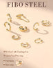 9PCS 14K Gold Plated Ear Cuff Earrings for Women Non Piercing jewelry - view 4