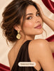 6 Pairs Chunky Gold Plated Knot Earrings for Women - view 4