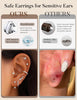 Flat Back Earrings, Dainty Earring Stack - view 6