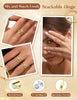 8Pcs Stackable Rings for Women Stainless Steel Rings - view 3