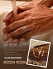 14K Gold Plated Stackable Rings for Women Thin Dainty Ring Set Minimalist Stacking Thumb Rings Statement Pinky Engagement Ring Promise Wedding Bands - view 5