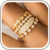 Gold Rings for Women Stackable Wedding Engagement Bands - 05-4Pcs Stacking Rings 6
