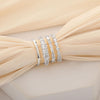 Gold Rings for Women Stackable Wedding Engagement Bands - view 4