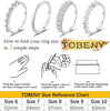 Gold Rings for Women Stackable Wedding Engagement Bands - view 5