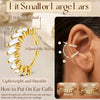4Pcs Ear Cuffs Non Piercing for Women 14K Gold Plated Adjustable - view 6