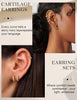 Small Gold Huggie Hoop Earrings for Women - view 6