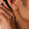 Clip on Earrings for Women Statement Drop Dangle Earrings for Women Jewelry Trendy 14K Gold/Silver Plated Earring Non Pierced Earring Jewelry Gifts - view 2