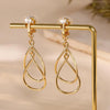 Clip on Earrings for Women Statement Drop Dangle Earrings for Women Jewelry Trendy 14K Gold/Silver Plated Earring Non Pierced Earring Jewelry Gifts - view 5