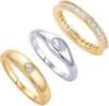 14K Gold Plated Stackable Rings for Women - Dainty Stackable Gold Ring Set of Three with Cubic Zirconia Multi-Bands - Trendy Fashion Jewelry - White And Yellow Gold 6